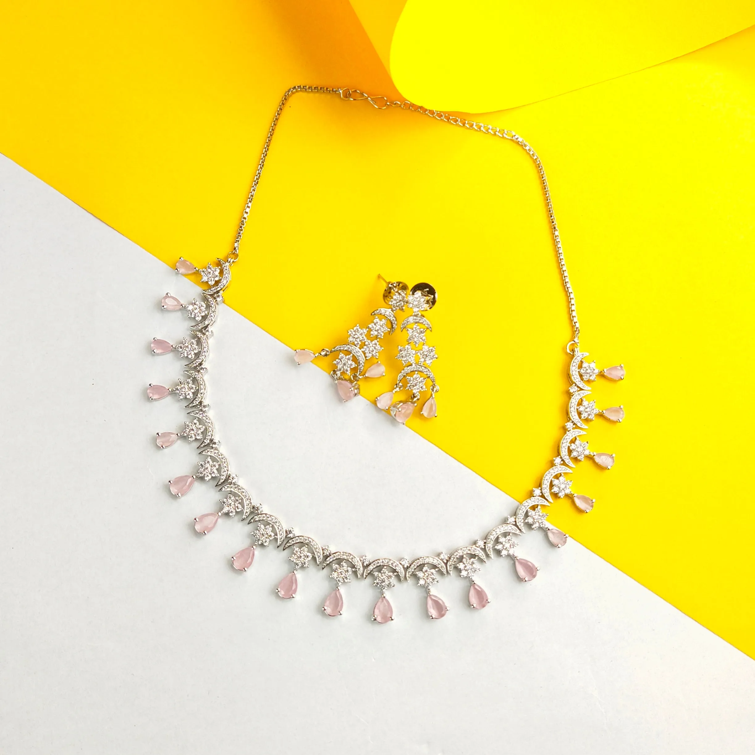 Cz Necklace Set By Asp Fashion Jewellery