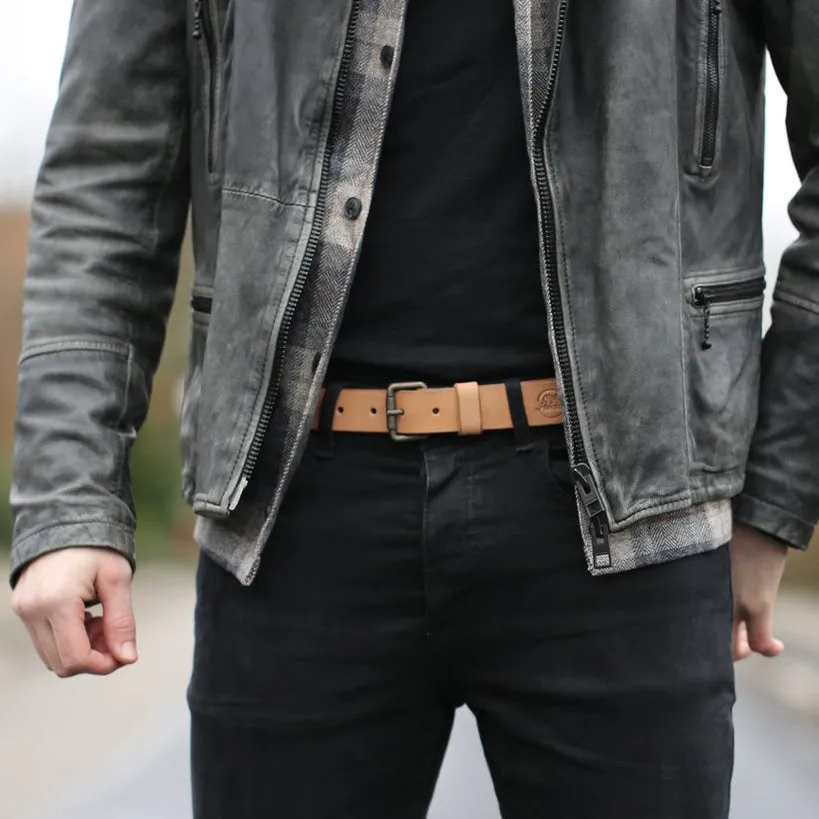 Daily Belt - Tan / Antique Brass (29 mm)