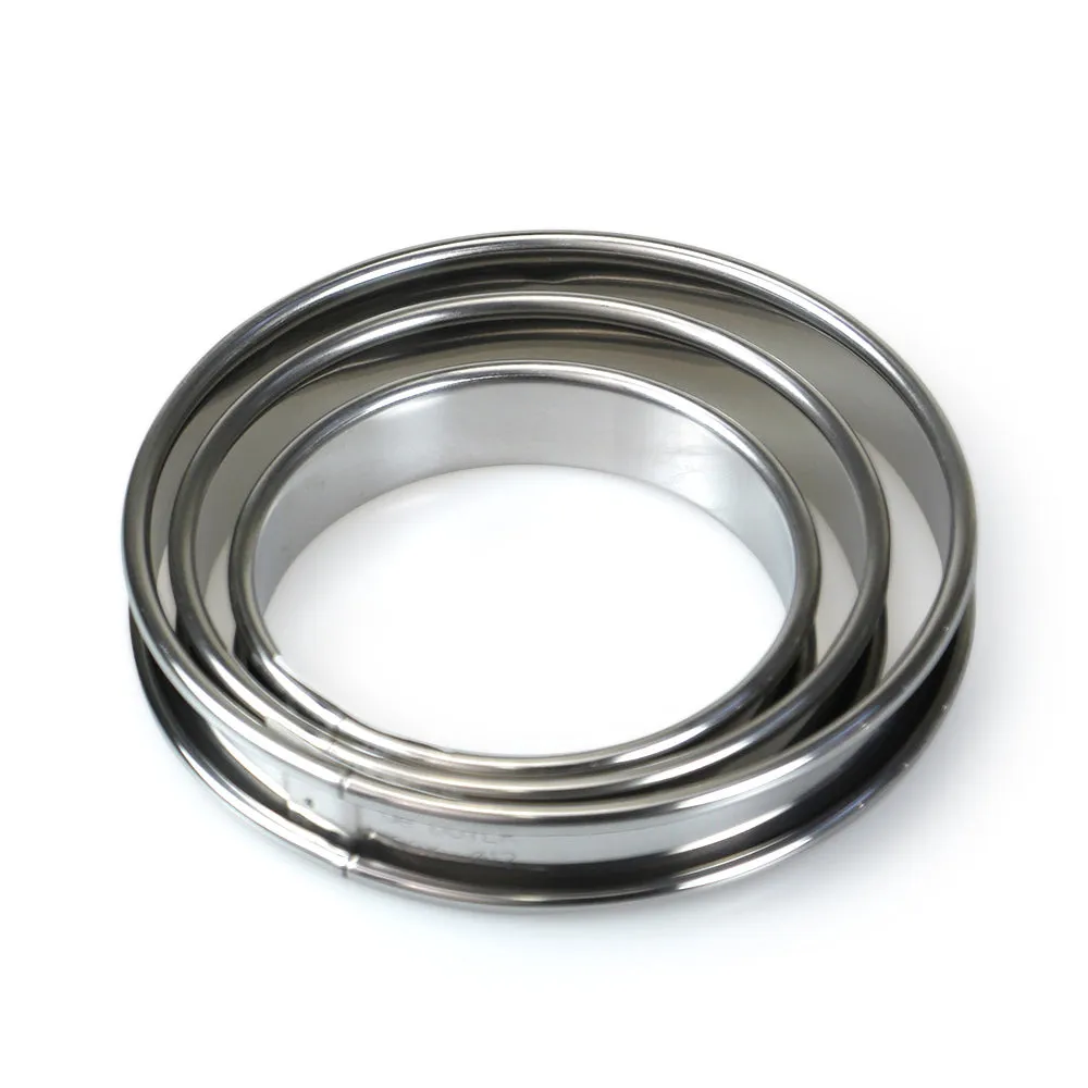 De Buyer Tart Ring - Rolled Edge