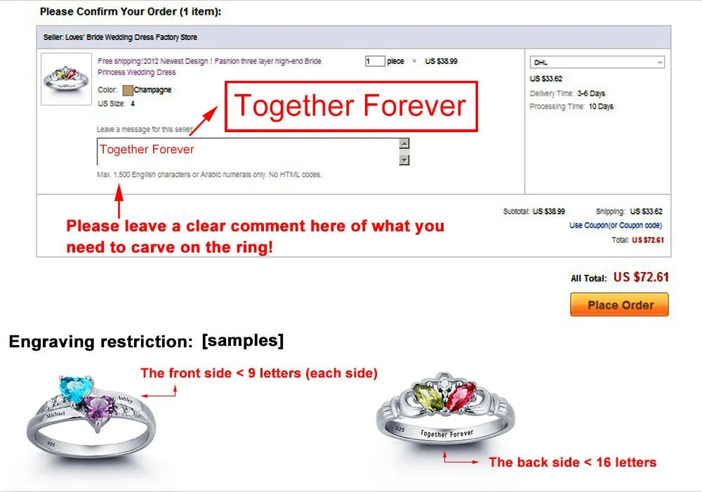 Engrave Name Rings for Men Black Stainless Steel Ring Fashion Male Jewelry Gift for Husbands