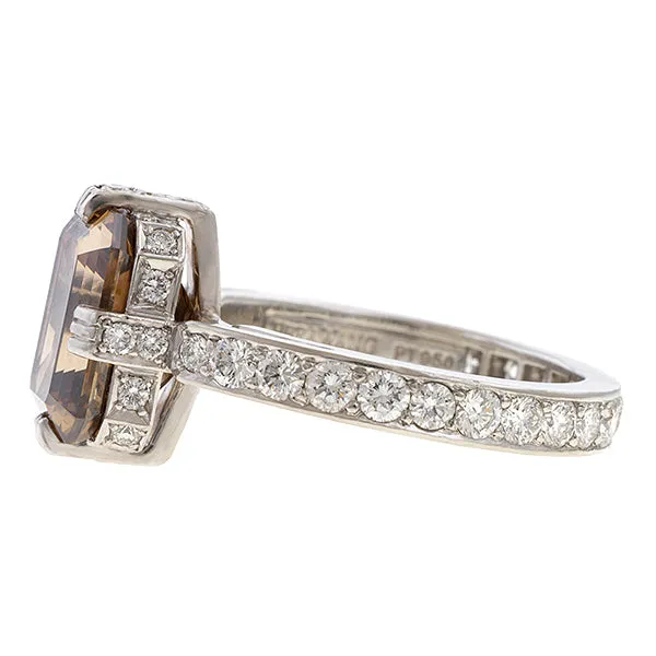 Estate Vera Wang Engagement Ring, 4.07ct.