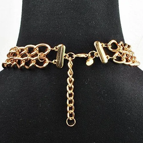 Fashion Gold Tone Bohemian Layered Sexy Bralette Body Chain Statement Beach Jewelry