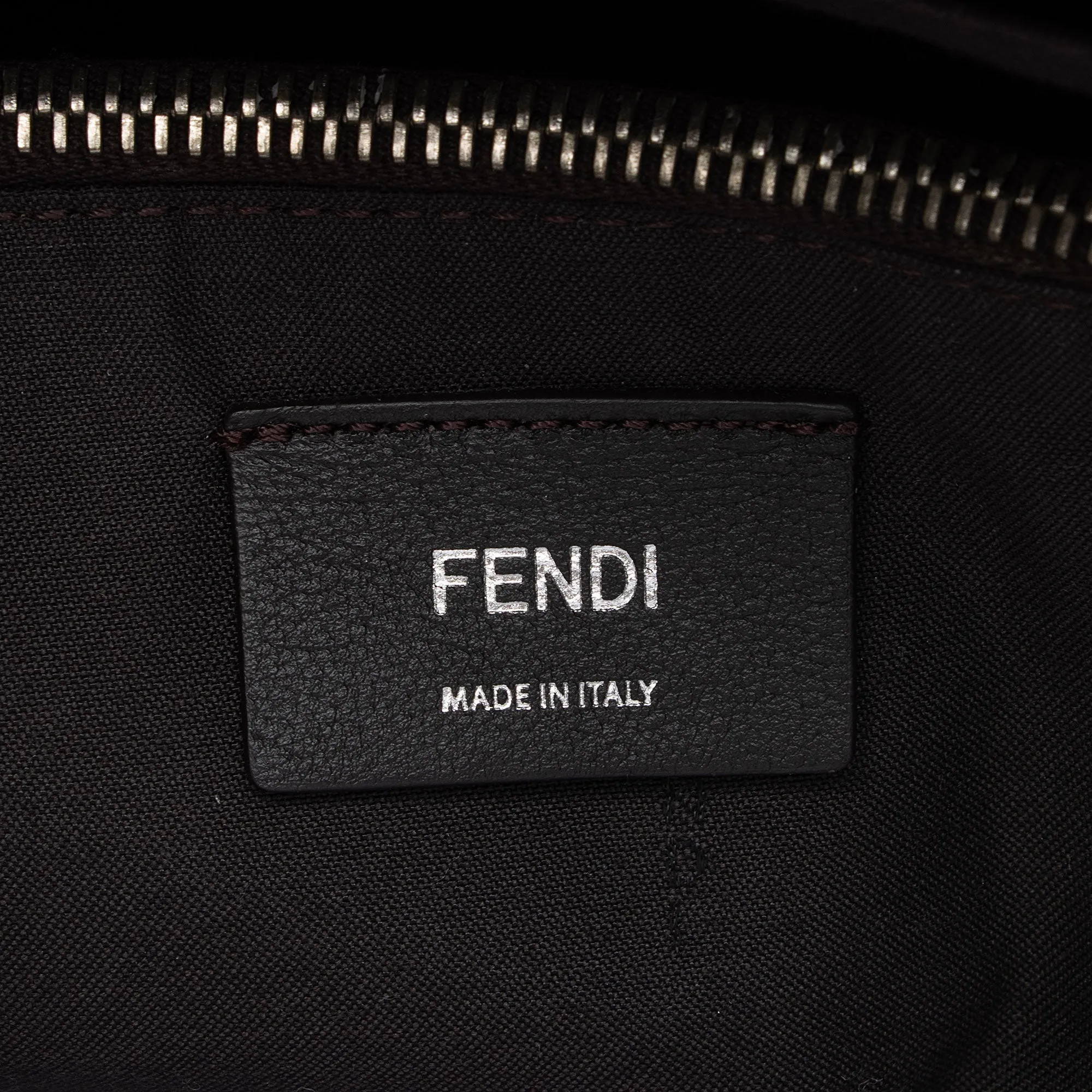 Fendi Calfskin Python By The Way Small Boston Bag (SHF-yJjZI0)