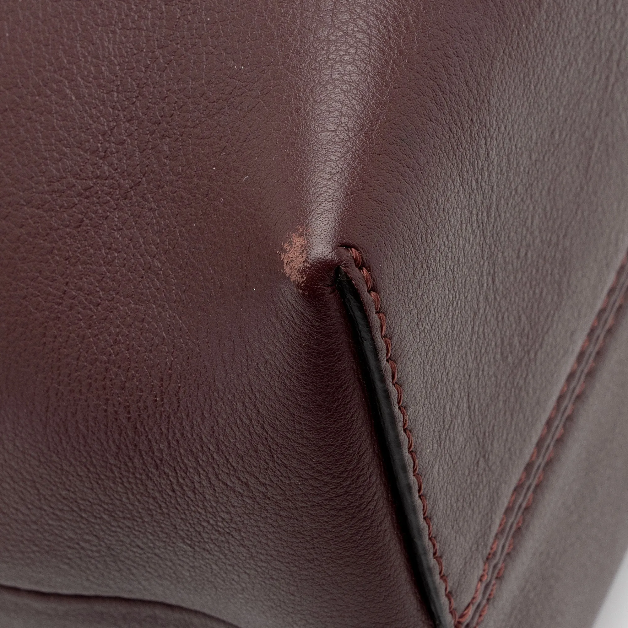 Fendi Calfskin Python By The Way Small Boston Bag (SHF-yJjZI0)