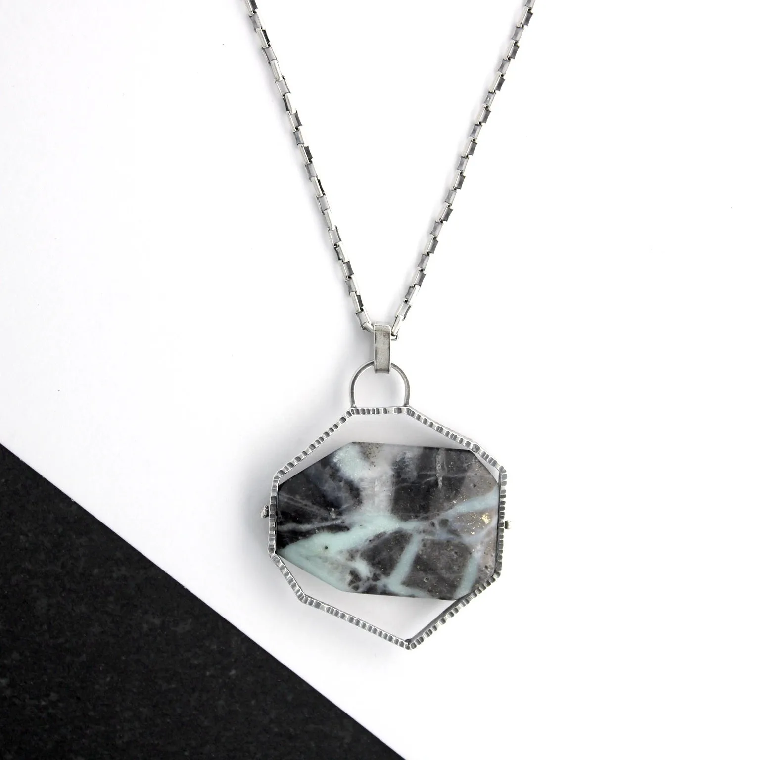 Glaciel Pendant, Amazonite