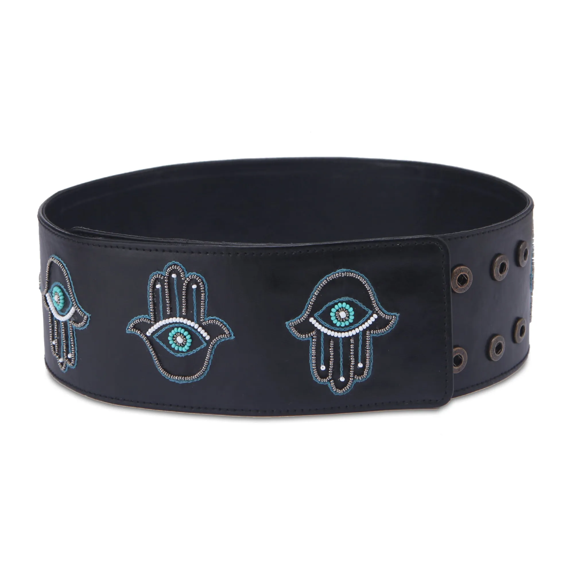 Hamsa Embroidered Handcrafted Belt