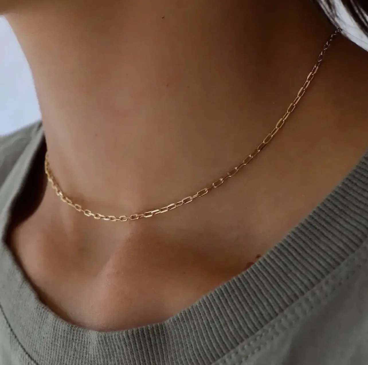 Katie Waltman Miniature Paperclip Chain