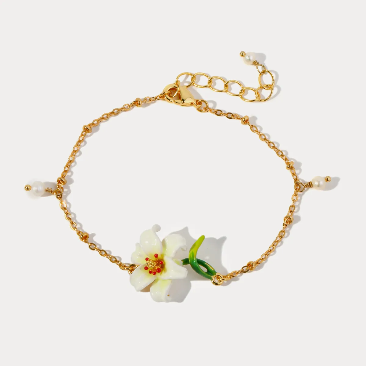 Lily Enamel Bracelet
