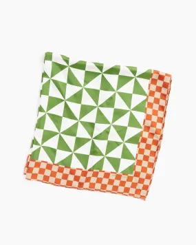 Motif Scarf in Green