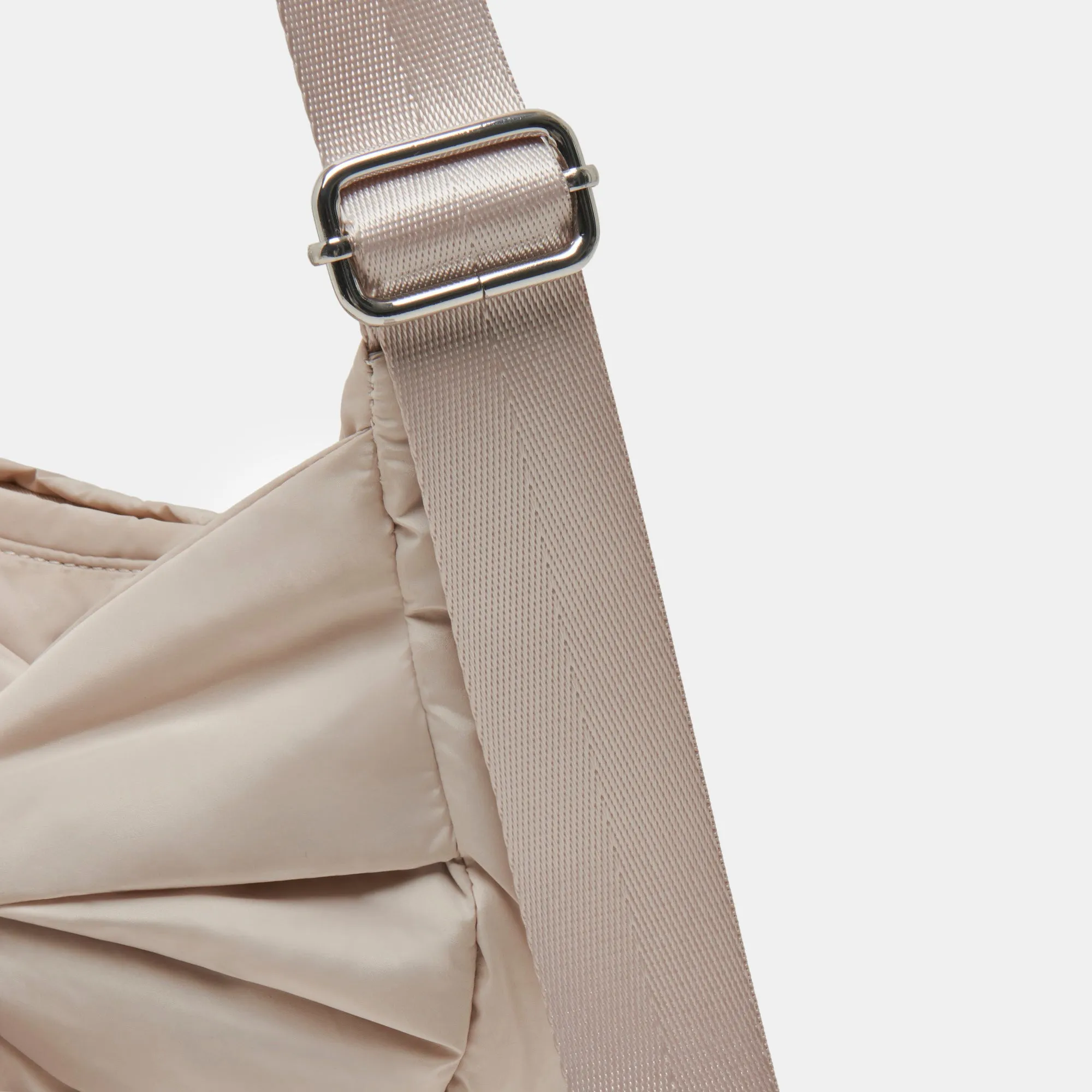 NANCY SHOULDER BAG TAUPE NYLON