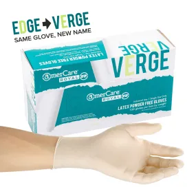 Powder-Free Latex Verge Gloves (S-XL), Case of 1,000