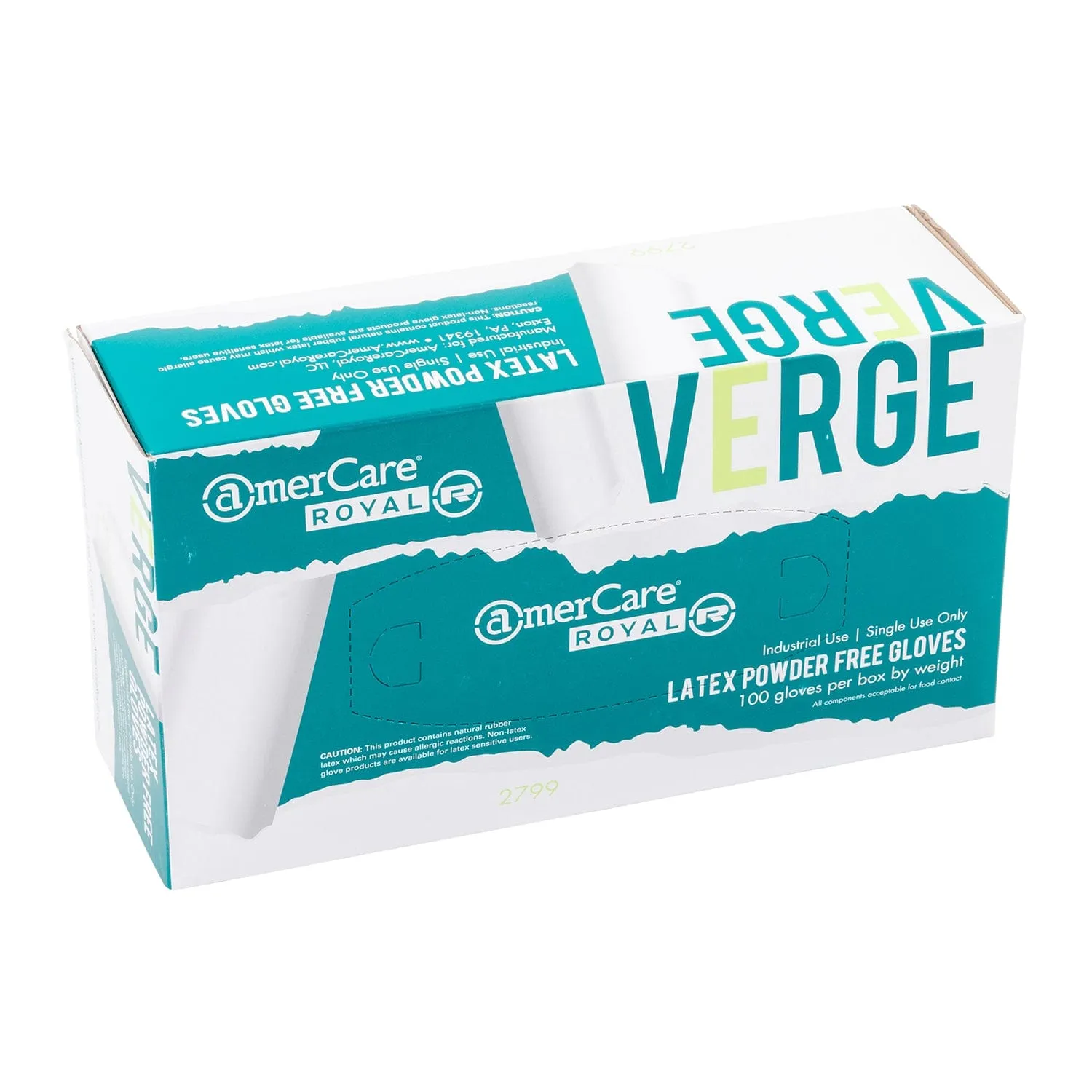 Powder-Free Latex Verge Gloves (S-XL), Case of 1,000