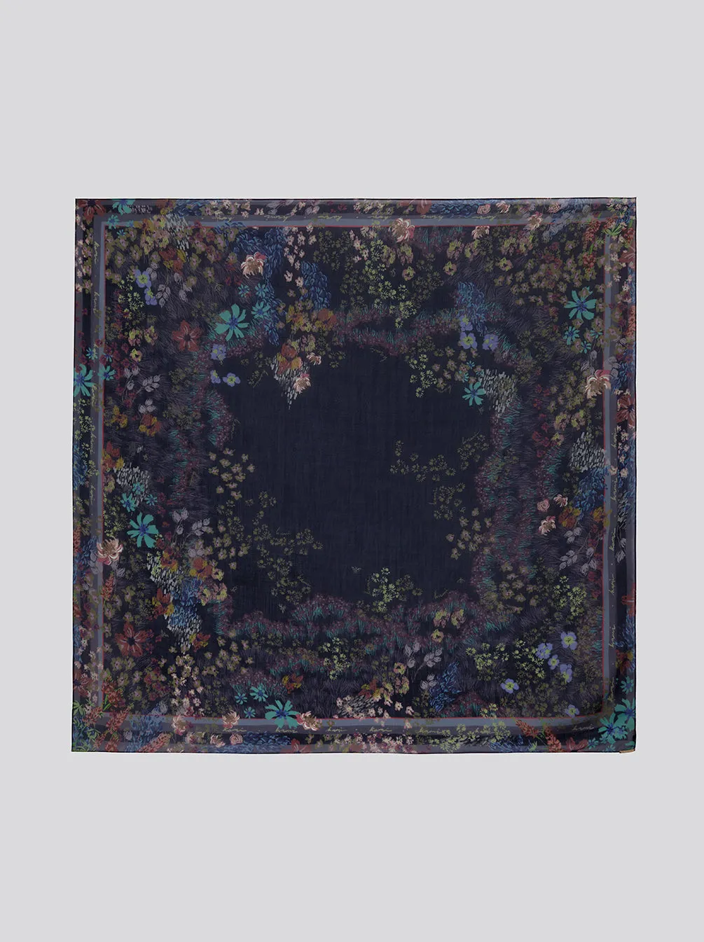 PRIMAVERA SIGNATURE SCARF ONYX