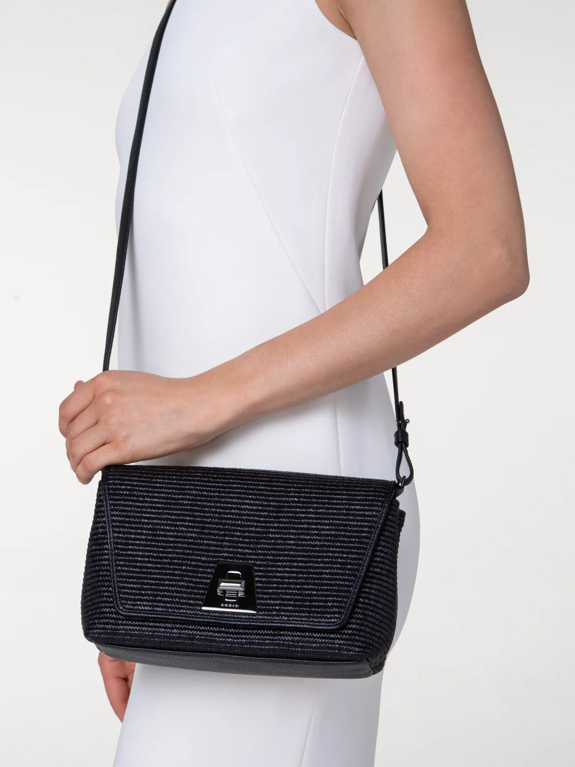 Small Anouk Day Bag aus Raffia