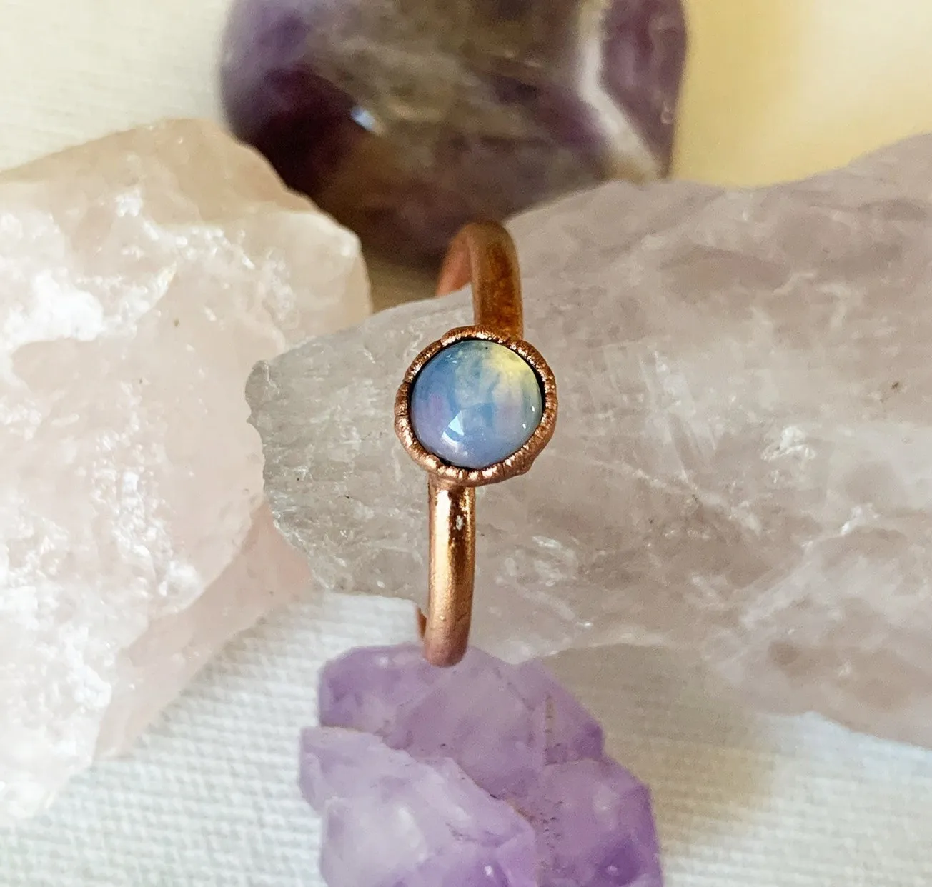Stackable Opal Rings