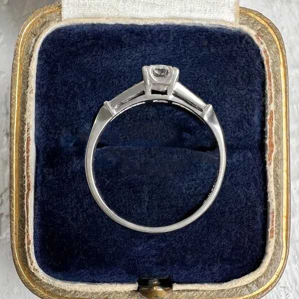 Vintage Diamond Engagement Ring, RBC 0.31ct.